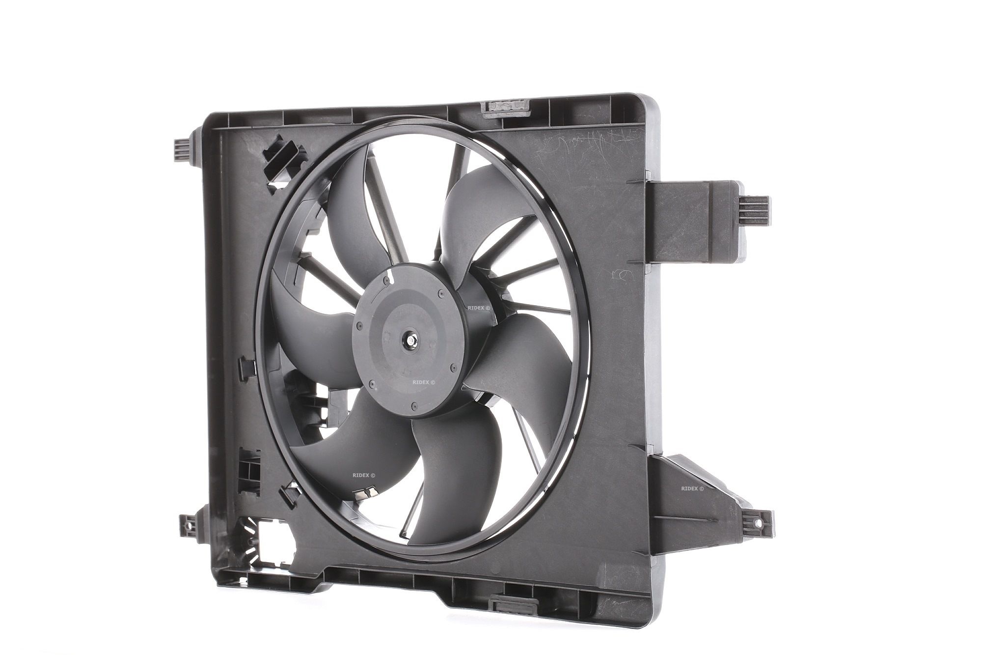 RIDEX 508R0019 Lüfter Ø: 380mm, mit Kühlerlüfterrahmen (Zarge), mit Elektromotor