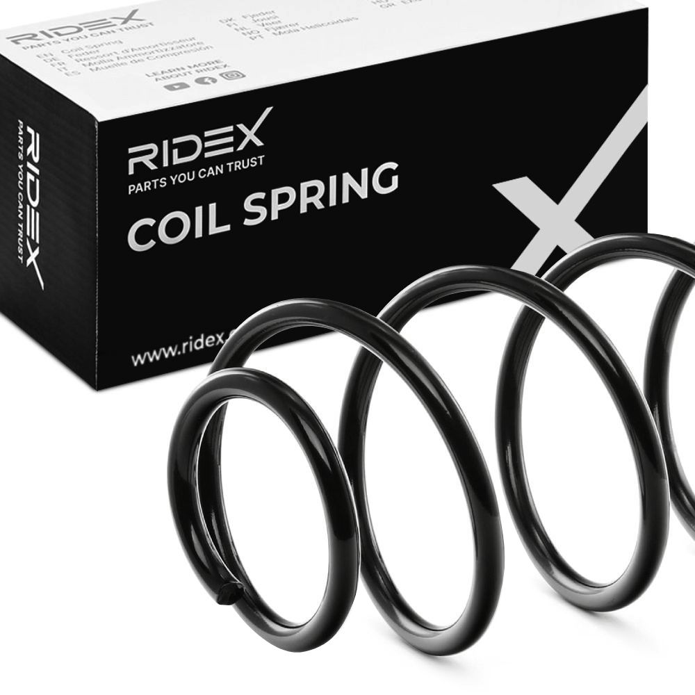 RIDEX 188C0999 Fahrwerksfeder Vorderachse, für Fahrzeuge mit Klimaanlage