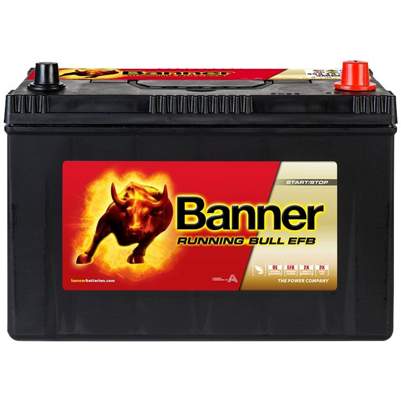 BANNER 012595150101 Autobaterie Running Bull EFB Baterie - kapacita: 95Ah, pro vozidla bez rekuperace brzdové energie