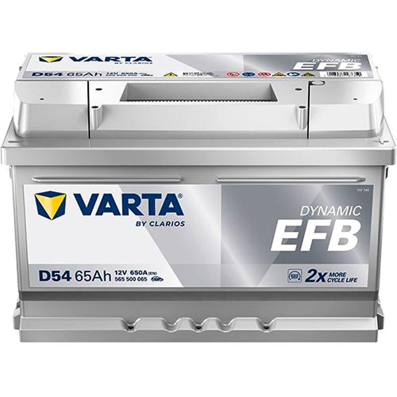 VARTA 565500065K262 Starterbatterie DYNAMIC EFB Batterie-Kapazität: 65Ah