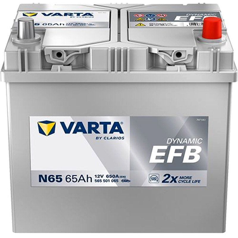VARTA 565501065K262 Starterbatterie DYNAMIC EFB Batterie-Kapazität: 65Ah