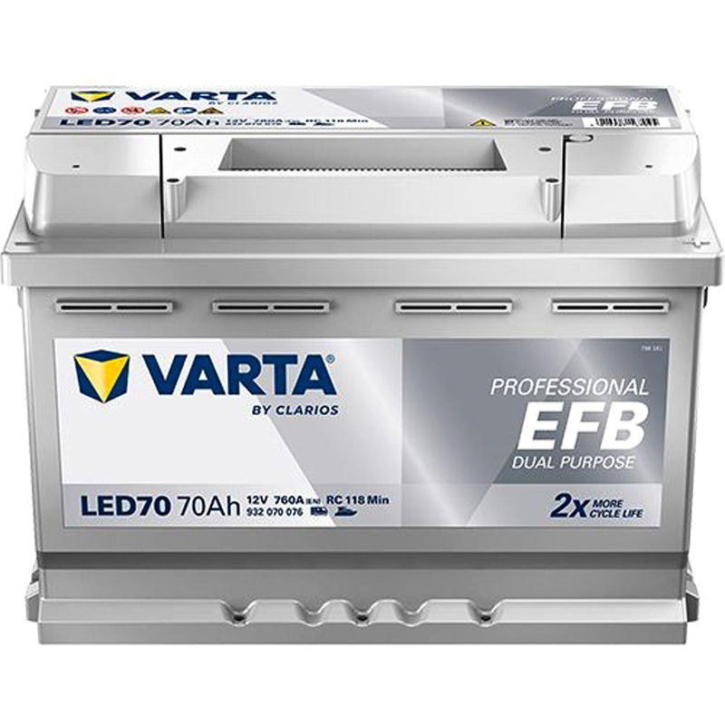 VARTA 932070076K312 Starterbatterie PROFESSIONAL EFB Batterie-Kapazität: 70Ah