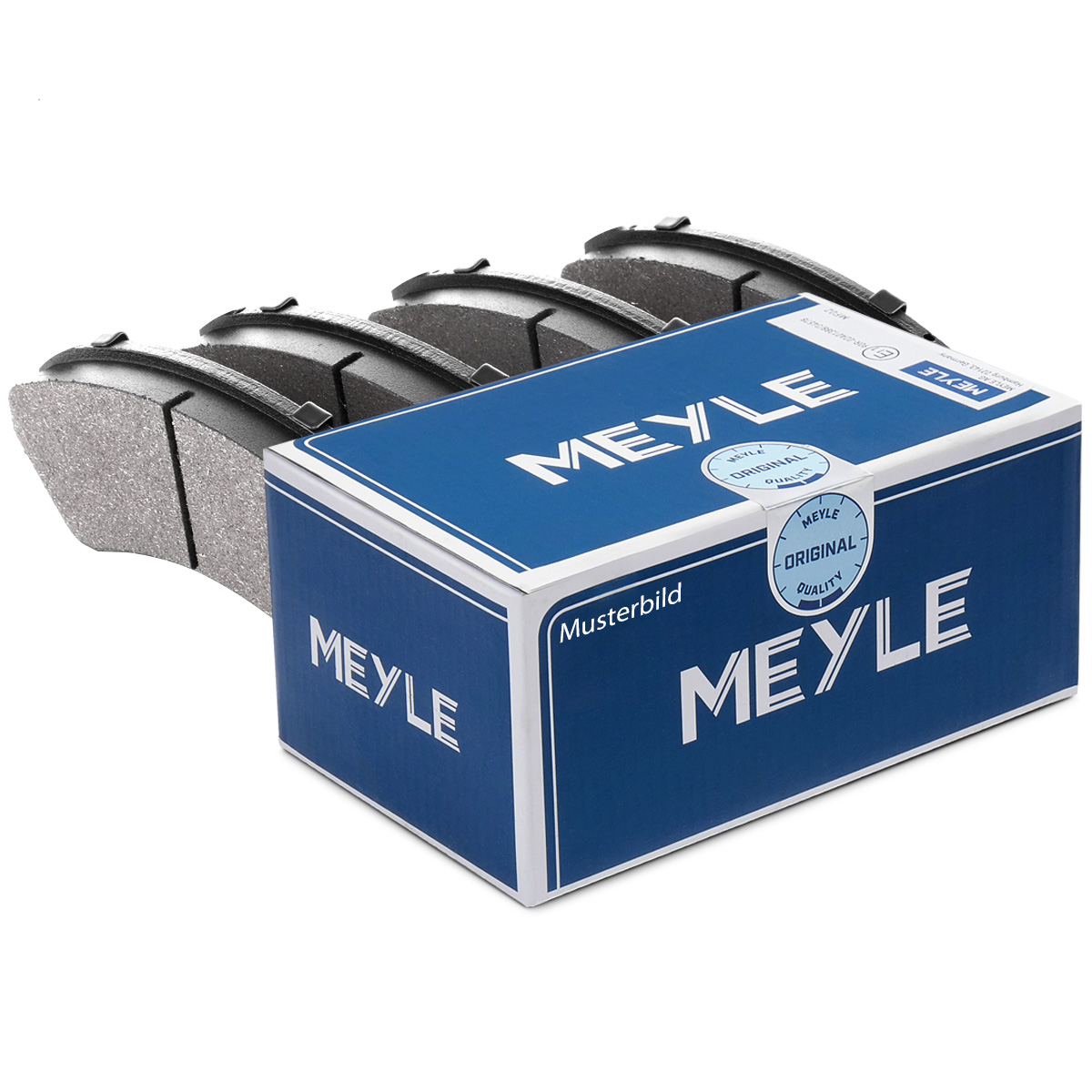 MEYLE 025 220 3119 Brzdové Platničky ORIGINAL Quality, predna naprava, predpripravené pre varovný ukazovateľ opotrebenia, bez lepiacej folie