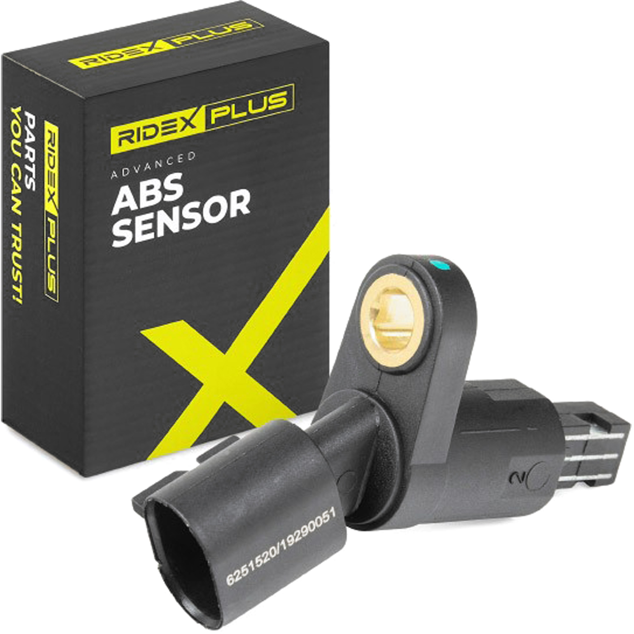 RIDEX PLUS 412W0004P ABS Sensor Hinterachse rechts, ohne Kabel