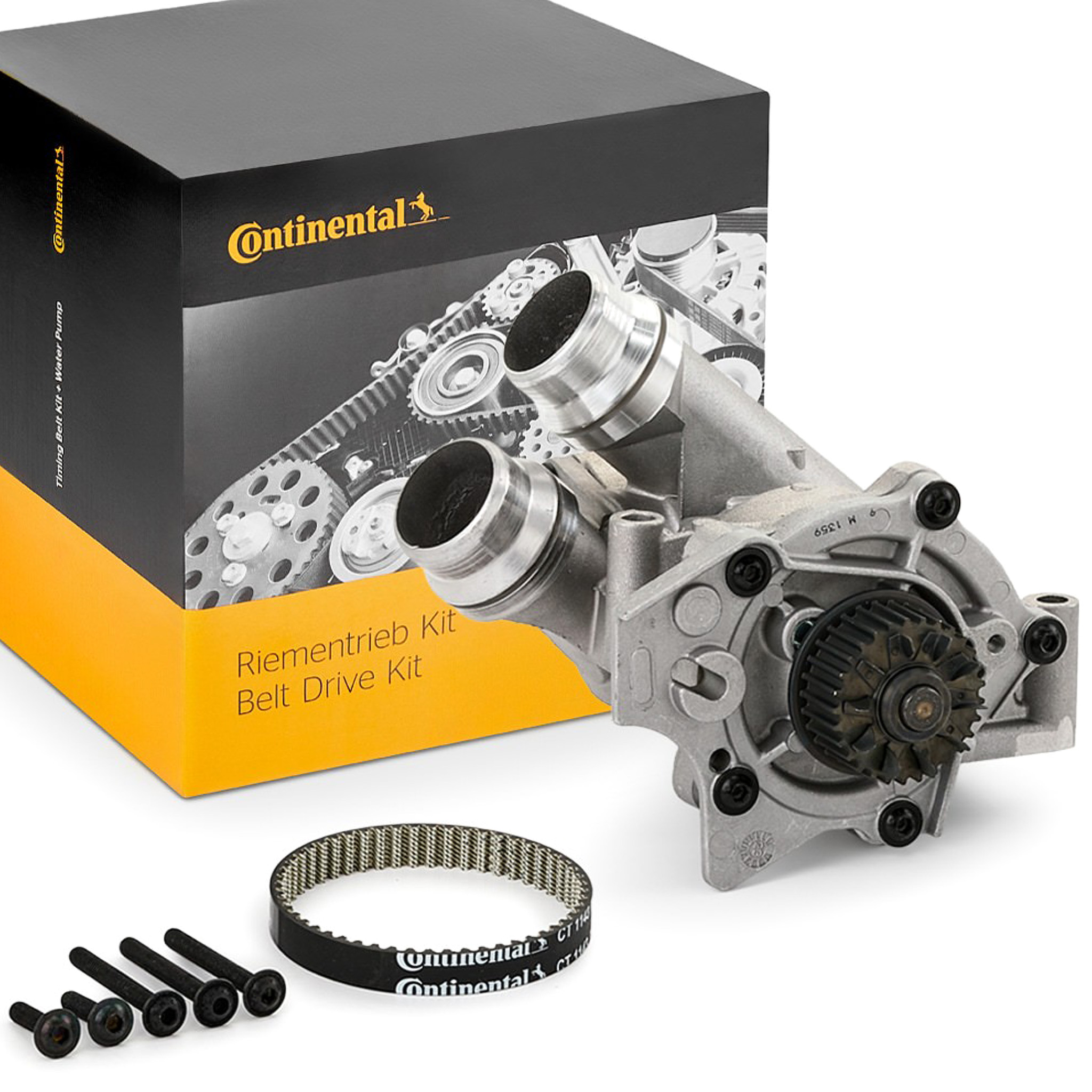 CONTITECH CT1143WP2 Wasserpumpe + Zahnriemensatz Zähnez.: 54, Thermostat in Wasserpumpe verbaut