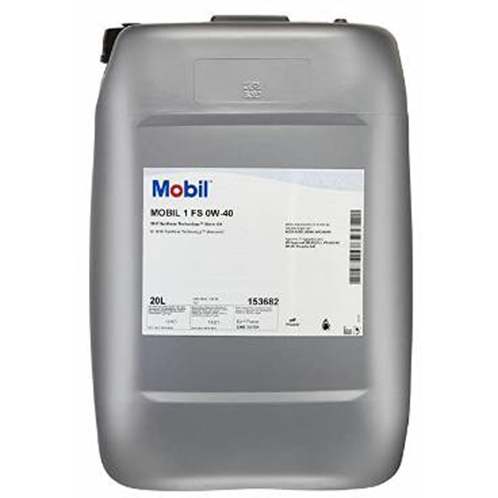 Mobil 1 FS 0W-40 20I Huile moteur 153682 VOLKSWAGEN: Golf 7, Golf 4, Polo V 3/5 portes, BMW: 3 Berline, 1 5 portes, 5 Berline, RENAULT: CLIO 3, Clio 4