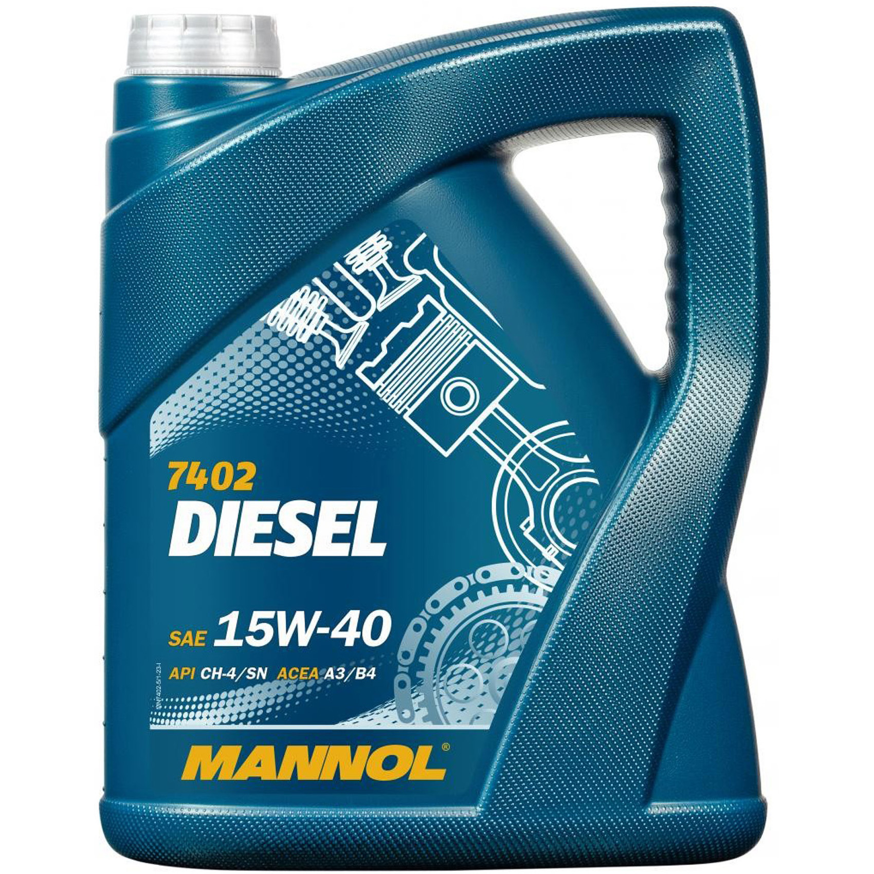 MANNOL MN7402-5 Motoröl Inhalt: 5l, 15W-40, Mineralöl