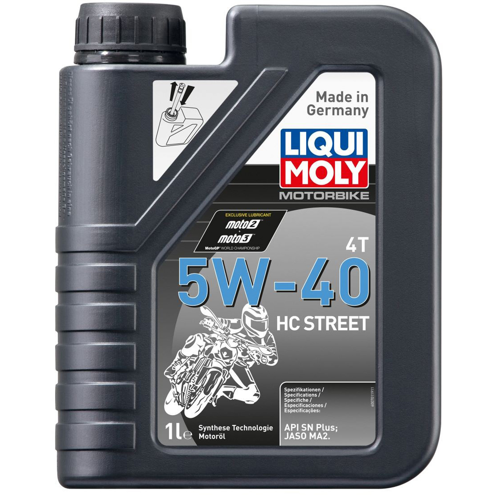 LIQUI MOLY 20750 Engine oil 5W-40, Capacity: 1l, HC synth. oil (hydro-cracked)-image-13480823