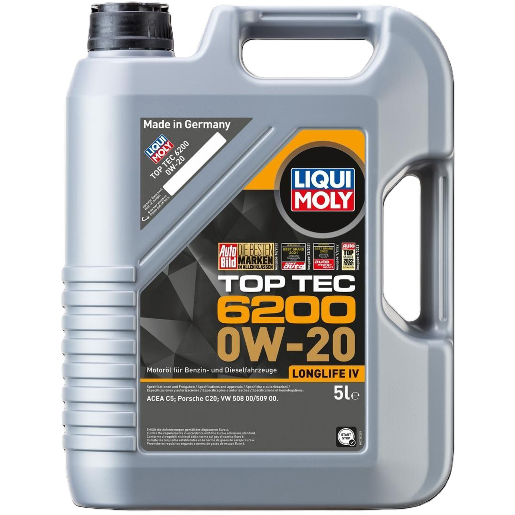 LIQUI MOLY 20781 Engine oil 0W-20, Capacity: 5l-image-13480847