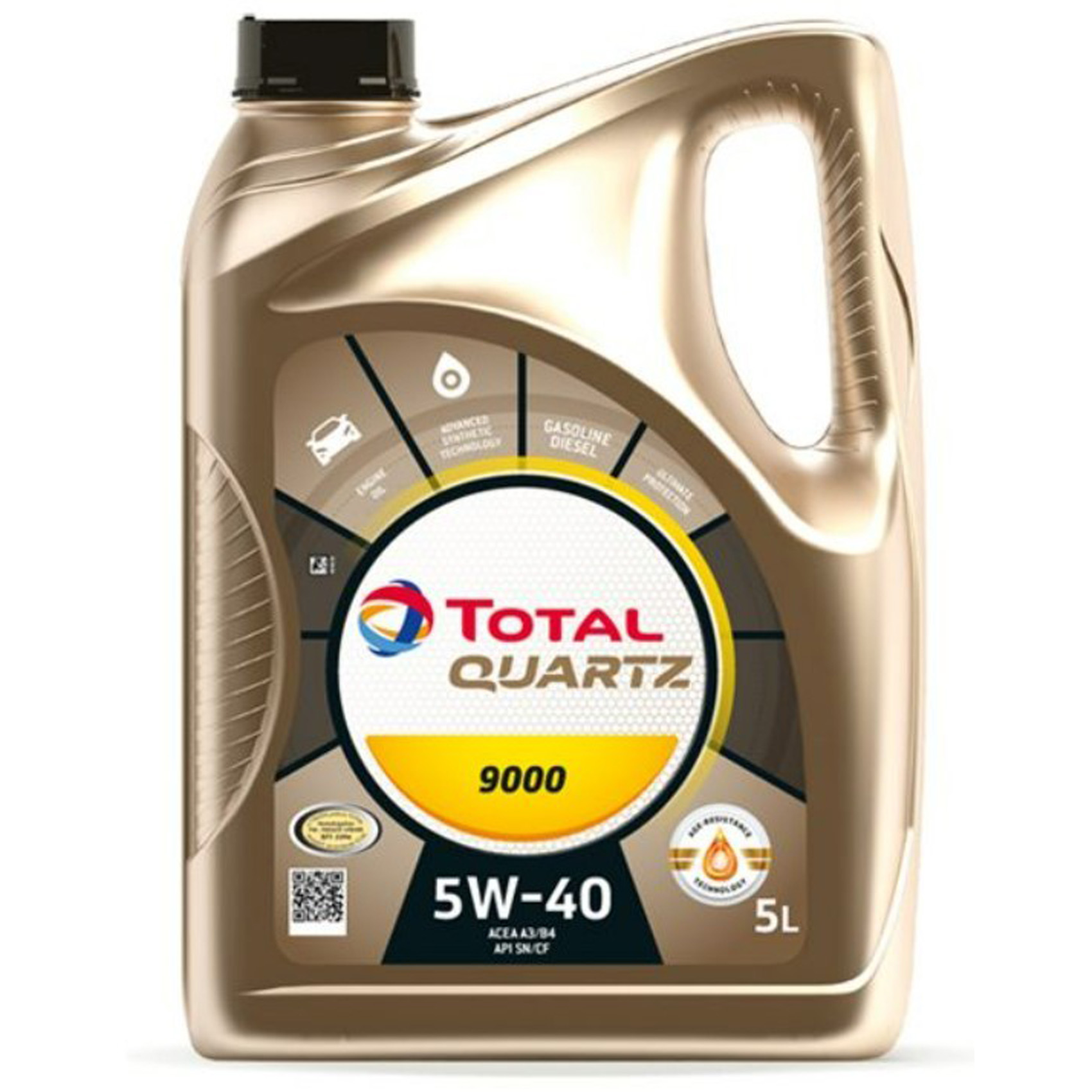 TotalEnergies 2198275 Motoröl Inhalt, 5l, 5W-40, Synthetiköl