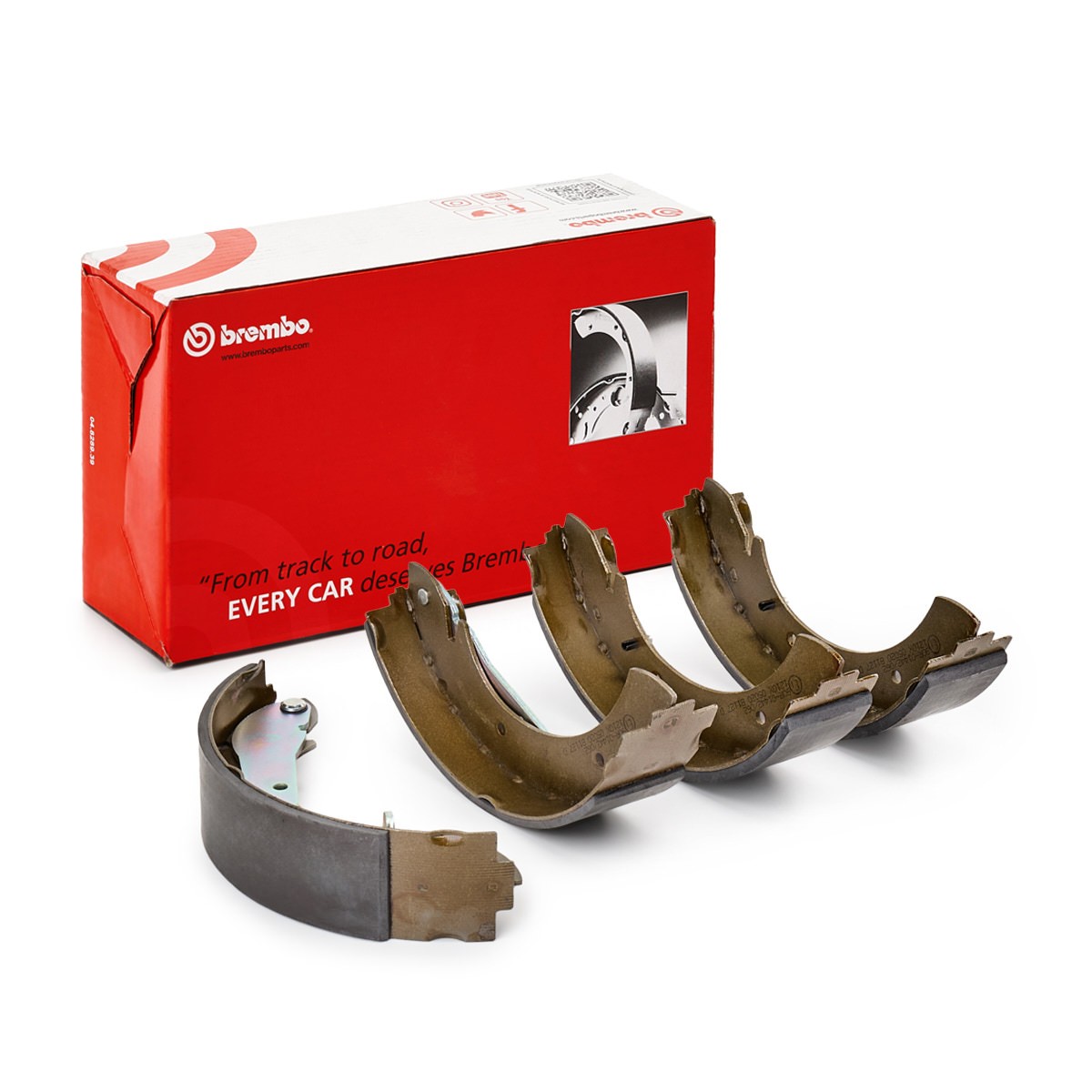 BREMBO S 61 514 Ganasce Freno ESSENTIAL LINE con accessori, con leva freno a mano
