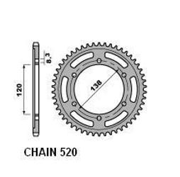 SUNSTAR 1-3516-38 Kettenritzel 38