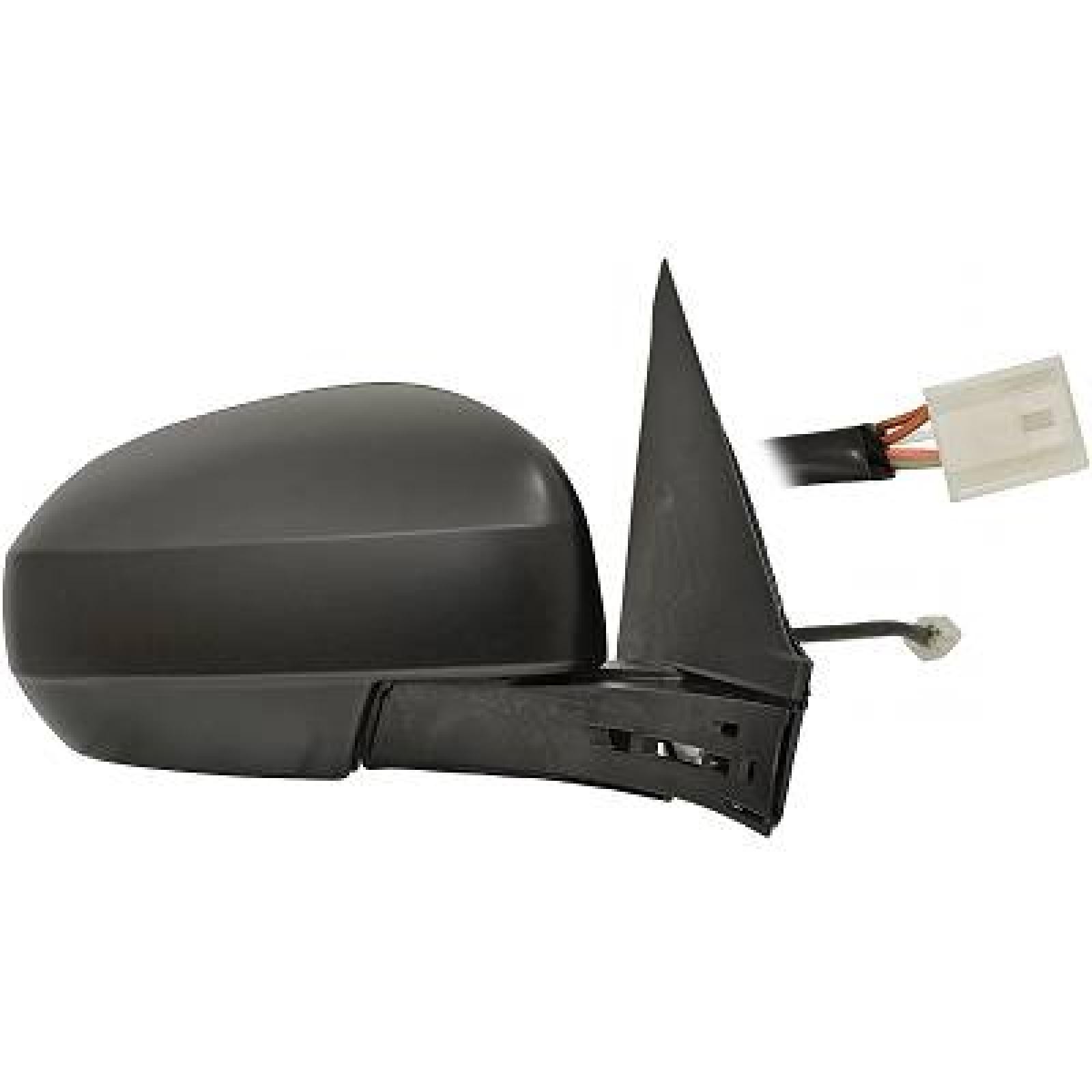 Rétroviseur extérieur Diederichs 6415224 droit avec couche d'apprêt pour ajustage électrique des rétroviseurs, convexe, Rétroviseurs complets