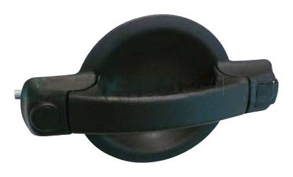 MIRAGLIO 80/681 Maniglia Apriporta nero, senza cilindro serratura, Dx