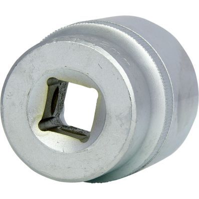 Side view of KS TOOLS 911.1587 Socket Knurled, Double Hexagon, Chrome Vanadium Steel