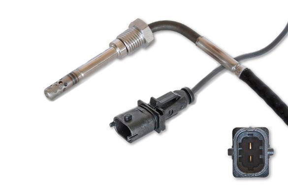 HJS 92 09 4064 Sensor, Abgastemperatur mit Befestigungsclips am Kabel, Original Ersatzteil