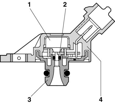 Sensore pressione carburante 0 261 230 112 BOSCH per CADILLAC SAAB OPEL GAZ - Immagine 3