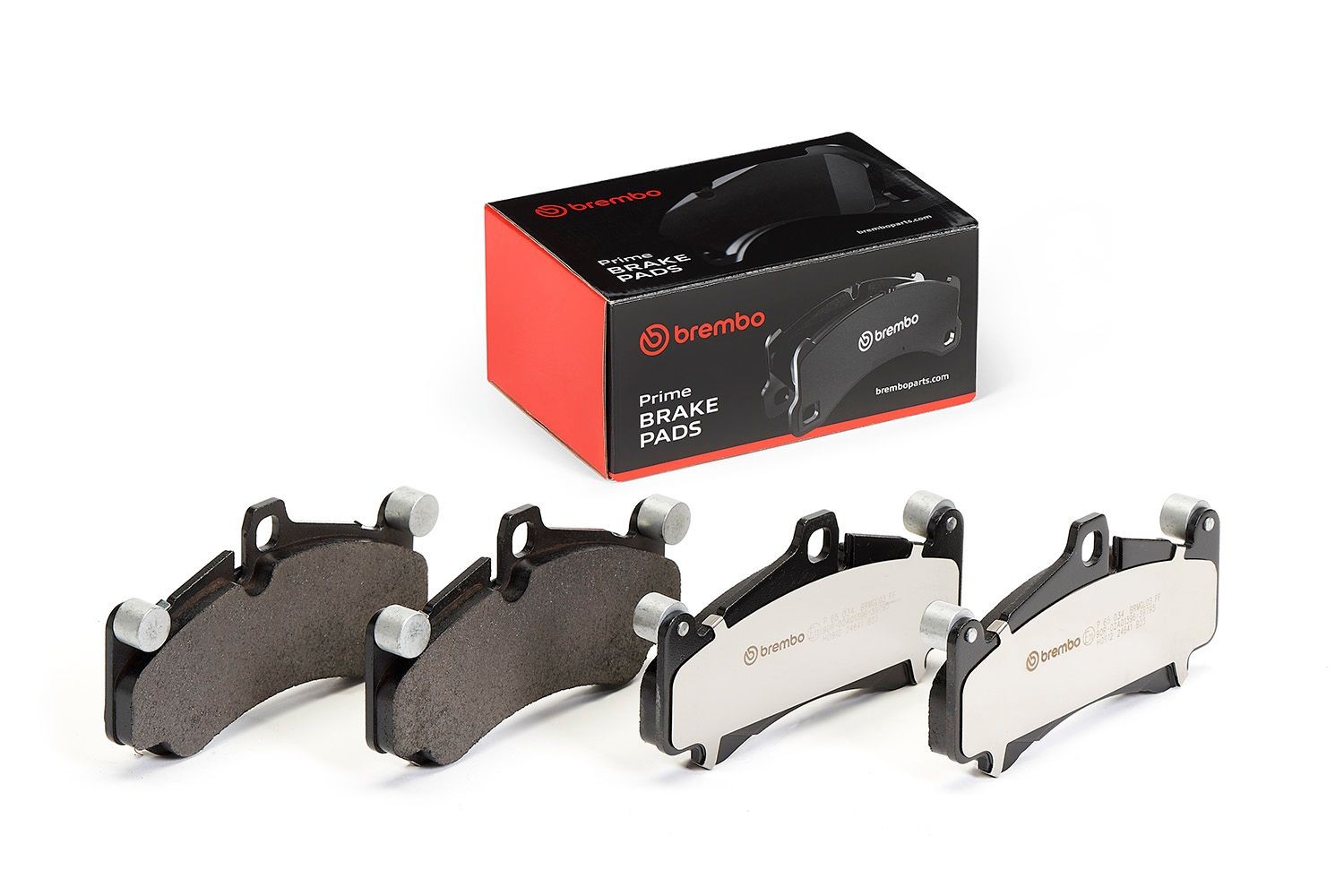 BREMBO Prime P 65 034 Jeu de plaquettes de frein préparé pour l'indicateur d'usure PORSCHE: 911 Coupe (997) - 4.0 GT3 RS, 3.8 GT3