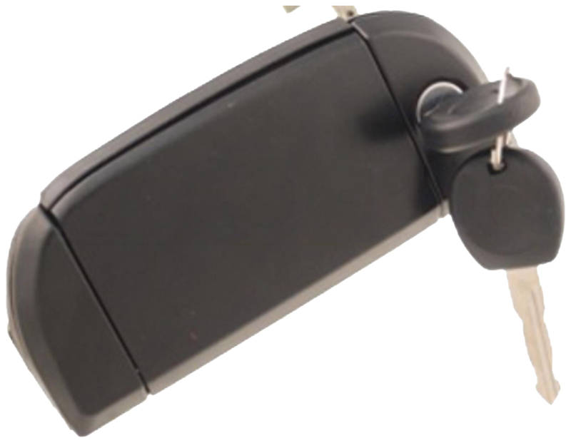 PRASCO VG9138042 Maniglia Apriporta anteriore Sx, nero, liscio, con serratura