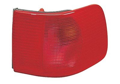 VAN WEZEL Fanale posteriore 0313932 Dx Sezione esterna Rosso senza portalampada