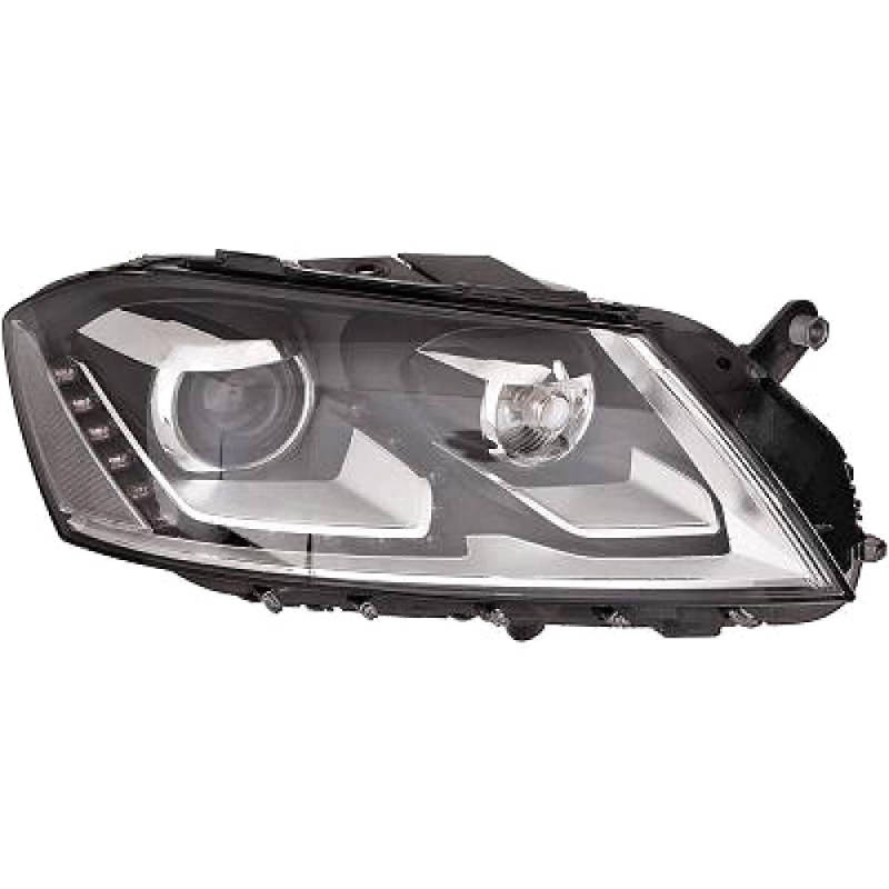 Photos - Car Lights / DRL DIEDERICHS 2248984 Headlights Right, LED, without glow discharge lamp, Bi-Xenon