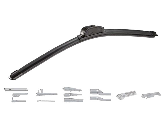 CARPRISS 79040645 Scheibenwischer beidseitig, 450mm, Flachbalkenwischblatt, mit fahrzeugspezifischem Adapter