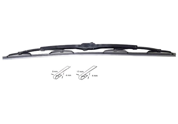 CARPRISS 79040971 Scheibenwischer beidseitig, 700mm, Bügelwischblatt, mit fahrzeugspezifischem Adapter