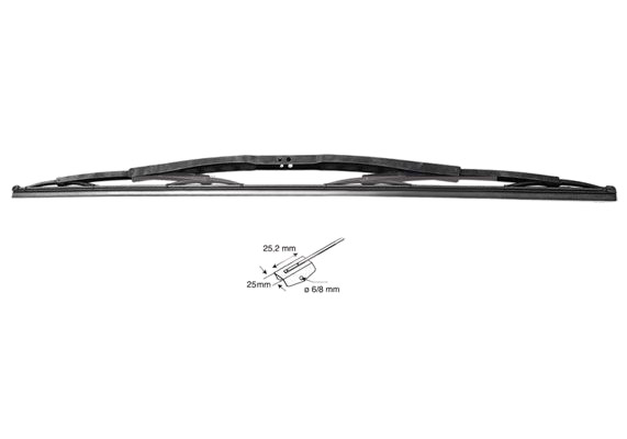 CARPRISS 79040990 Scheibenwischer beidseitig, 900mm, Bügelwischblatt, mit fahrzeugspezifischem Adapter