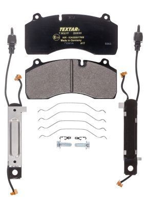 TEXTAR Kit pastiglie freno 2918101 con segnalatore usura integrato