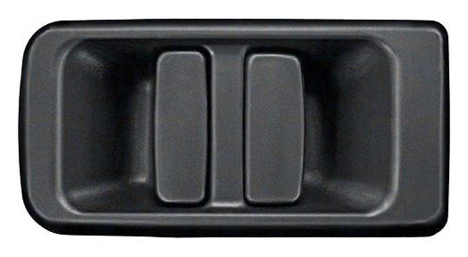 MAGNETI MARELLI 350105013400 Maniglia Apriporta Porta scorrevole, nero, Non rivestito, senza chiave