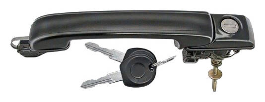 MAGNETI MARELLI 350105025100 Maniglia Apriporta anteriore, nero, Non rivestito, con cilindro serratura