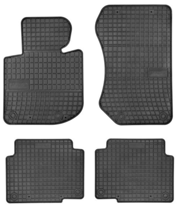 FROGUM 546351 Floor mat set Front and Rear, Tailored, Rubber, black, Quantity: 4-image-13652496
