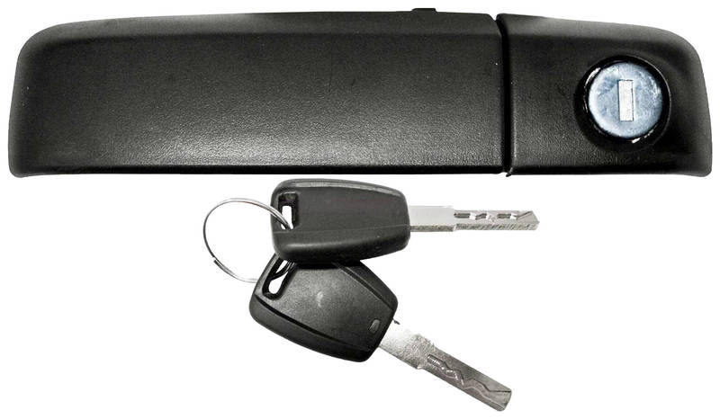 PRASCO FT1228002 Maniglia Apriporta anteriore Sx, nero, con chiave