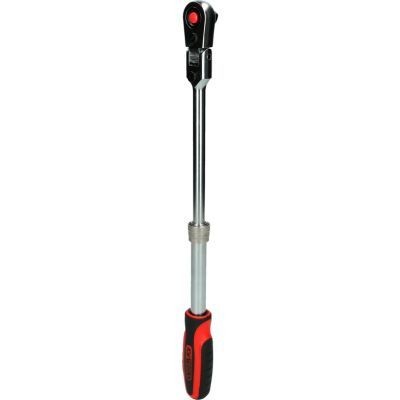 KS TOOLS 914.3820 Reversible Ratchet Number of teeth (ratchet mechanism): 72, Square Drive Tang Size: 10 (3/8")mm (inch), Chrome Vanadium Steel, with angled ball joint-image-13987834