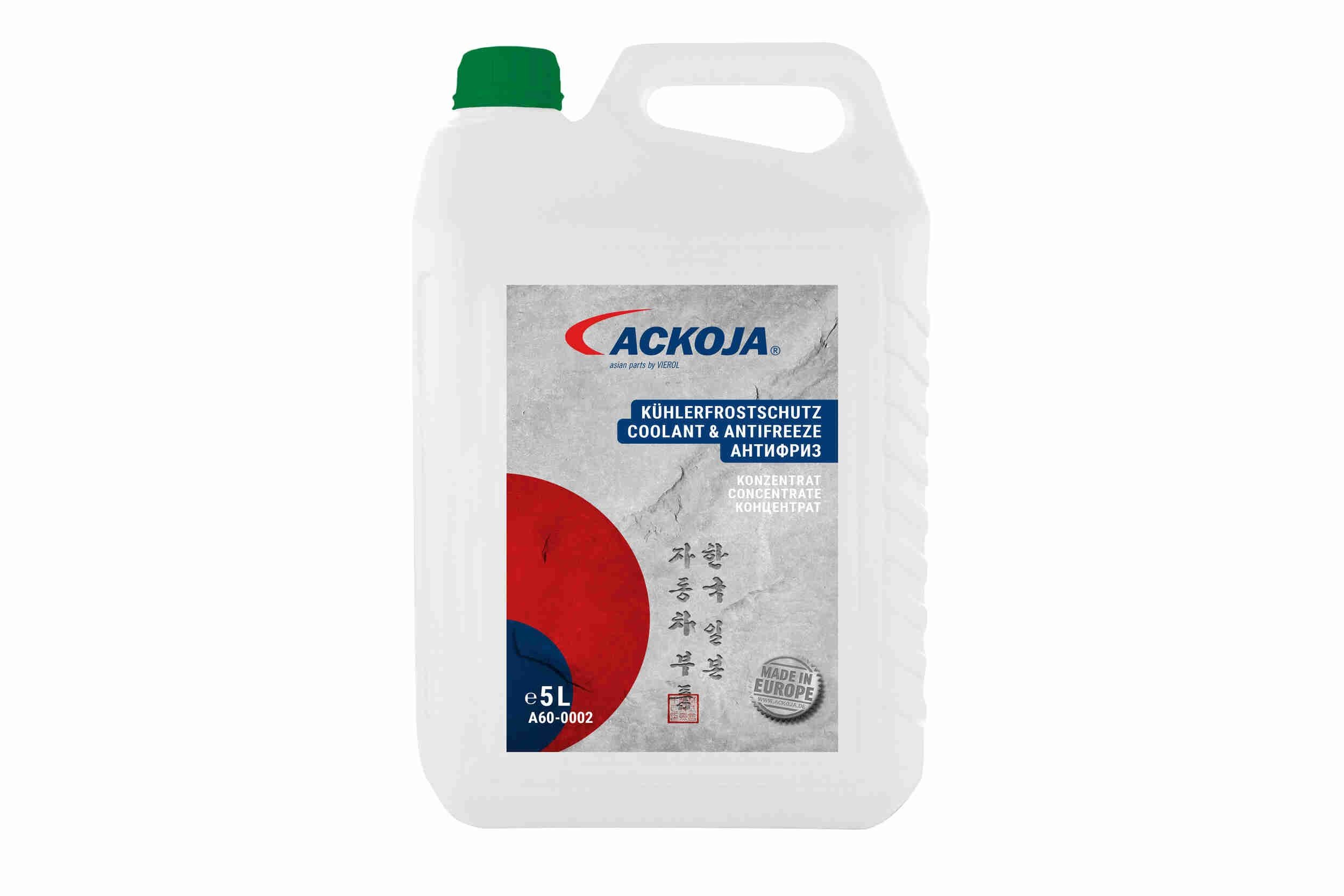 ACKOJA A60-0002 Antifreeze Green Mobility Parts FL22 Coolant, green, Capacity: 5l-image-14024616