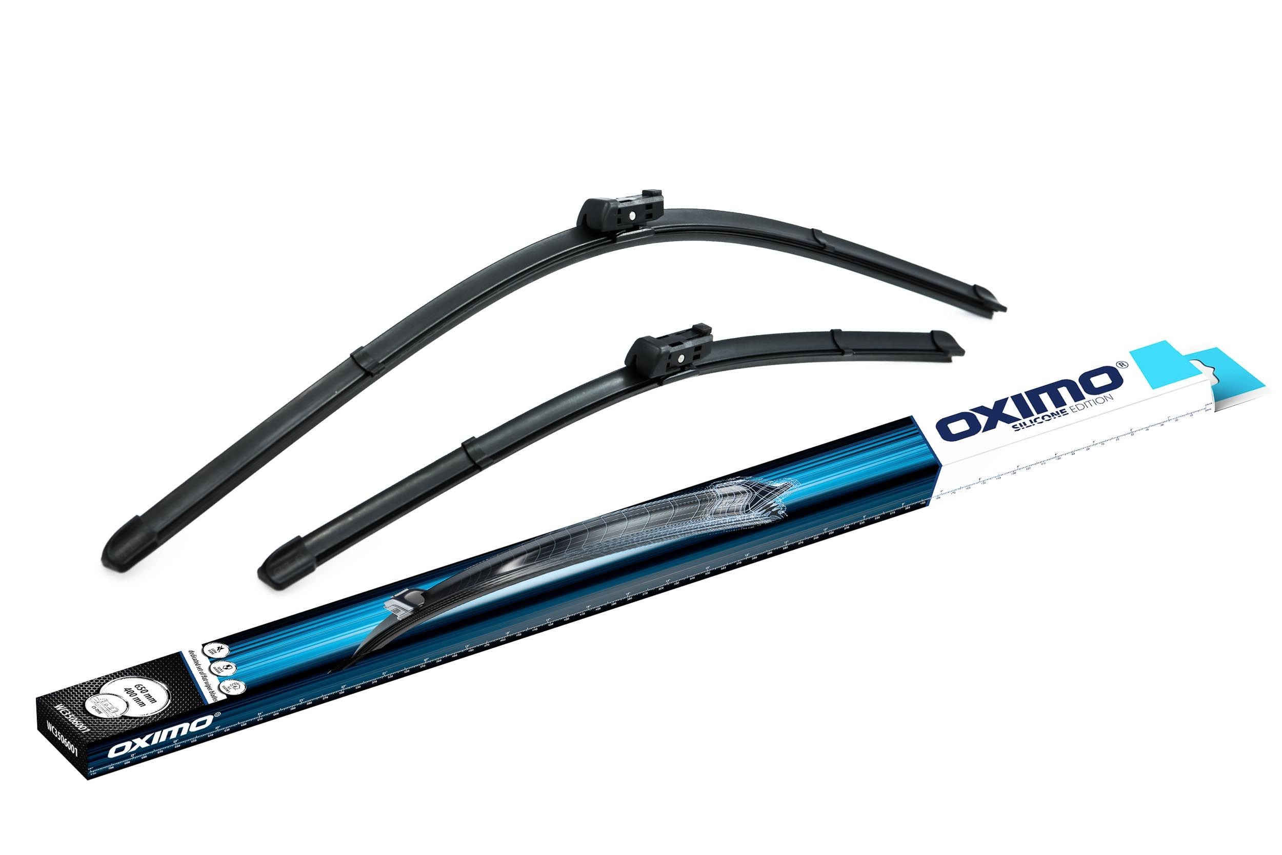 OXIMO WC3506001 Spazzola tergi anteriore, 400mm, Spazzole flat blade