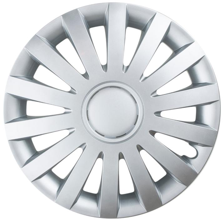 Side view of LEOPLAST WIND 14 Wheel covers 14Inch, silver