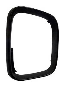 VAN WEZEL Copertura, Specchio esterno 5896846 Dx nero Sezione esterna VOLKSWAGEN: Caddy 3, Transporter 5, Caddy 3