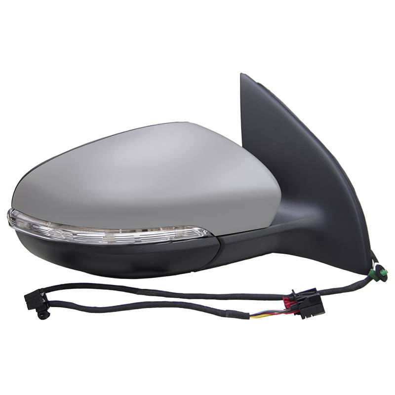 Rétroviseur extérieur Tyc 337-0174 gauche avec couche d'apprêt pour ajustage électrique des rétroviseurs, asphérique, chauffant VOLKSWAGEN: GOLF 6