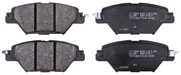 Pastiglia Freno Con Acustico Verschleißwarnung 14,4 MM A. B. S. per Mazda CX-9 - Immagine 3