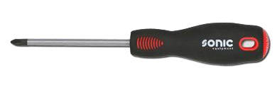 SONIC 1113 Screwdriver Matt, chrom-plated, Magnetic, Length: 150mm, Spanner Size: PH.3-image-15762387