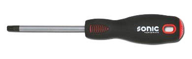 SONIC 11605 Screwdriver Matt, chrom-plated, Magnetic, Length: 75mm, Spanner Size: T5-image-15762396
