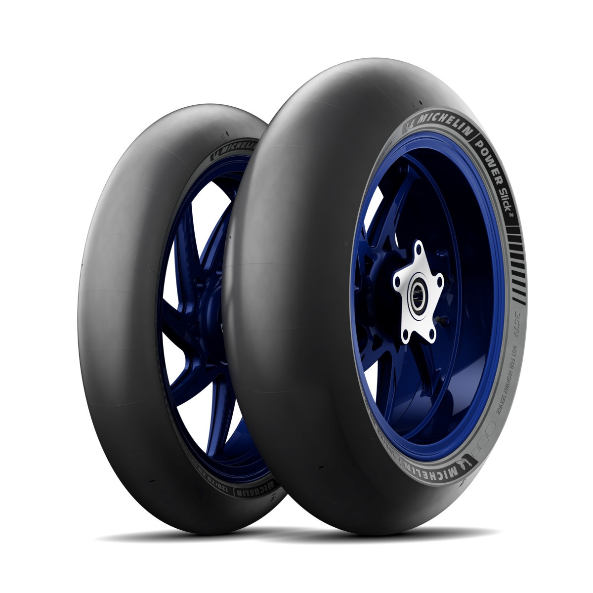 COPPIA GOMME MICHELIN 120/70-17 POWER SLICK EVO 2 NHS DOT24 + 200/55-17 POWER S - Immagine 3