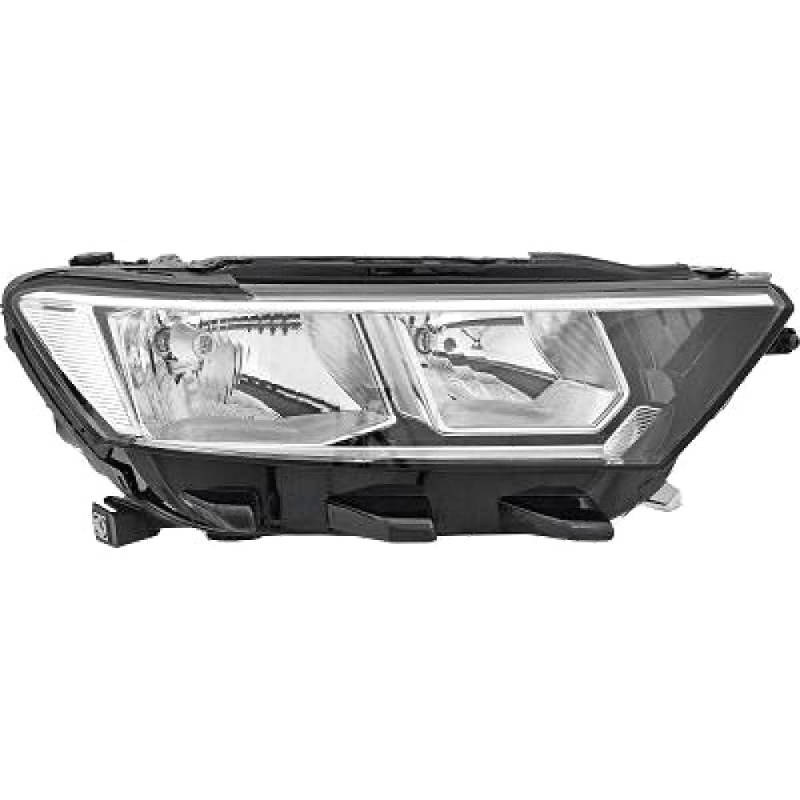 Photos - Car Lights / DRL DIEDERICHS 2240880 Headlights Priority Parts Right, H7/H7, with motor for headlamp levelling, Halogen