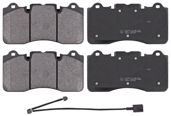 Pastiglia Freno Incl. Indossare Contatto Segnalazione Usura 16,3 MM A. B. S. per - Immagine 4