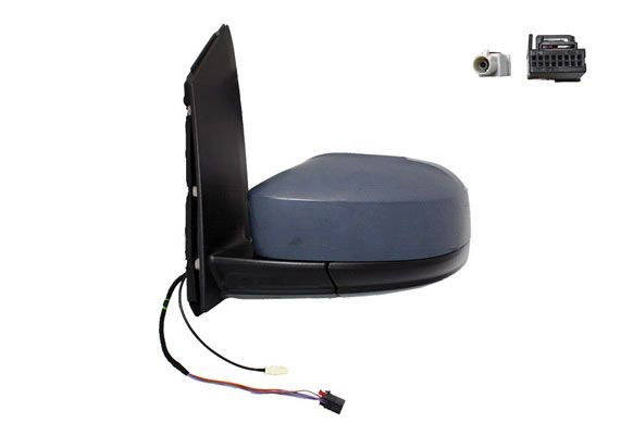 ALKAR Specchietti retrovisori 9241877 Sx con la prima mano elettrico termico, con antenna, asferico per veicolo con guida a Sx
