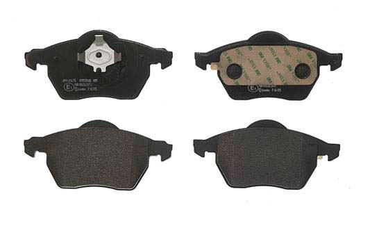 BREMBO P 86 015 Fékbetét PRIME LINE - Ring, kopásjelző érintkező nélkül, Tartozékokkal, csikorgásgátló lemezzel