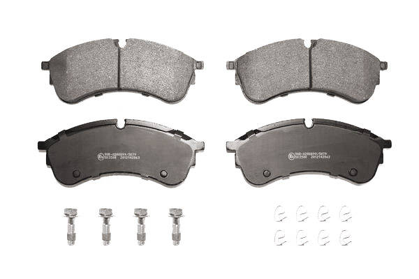 LPR 05P2063 Kit pastiglie freno predisposto per visualizzazione avviso usura, con bulloni/viti