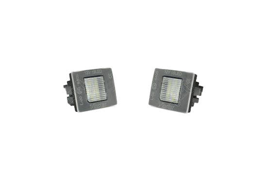 2x Eclairage De Plaque d'Immatriculation LED côté conducteur ou passager MERCEDES-BENZ: Vito Van, Classe A, Vito Mixto ABAKUS L54-210-0006LED
