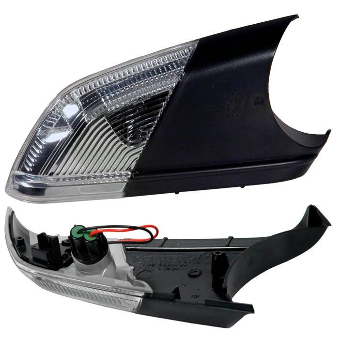 OLSA 1.02.154.00 Blinker SIDE LAMP ON REAR VIEW MIRROR seitlicher Einbau, weiß, mit Lampenträger